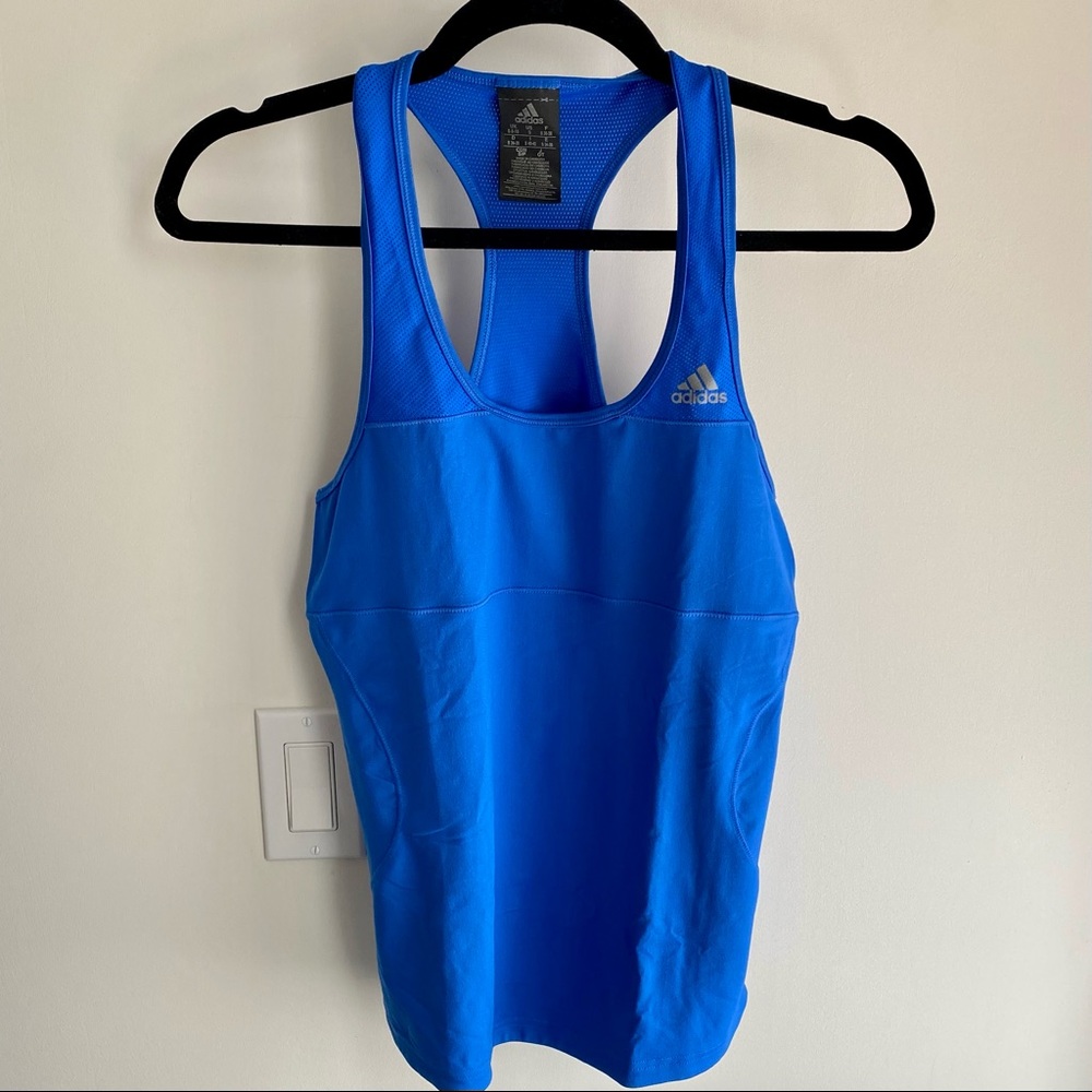Women’s Adidas running keyhole tank
